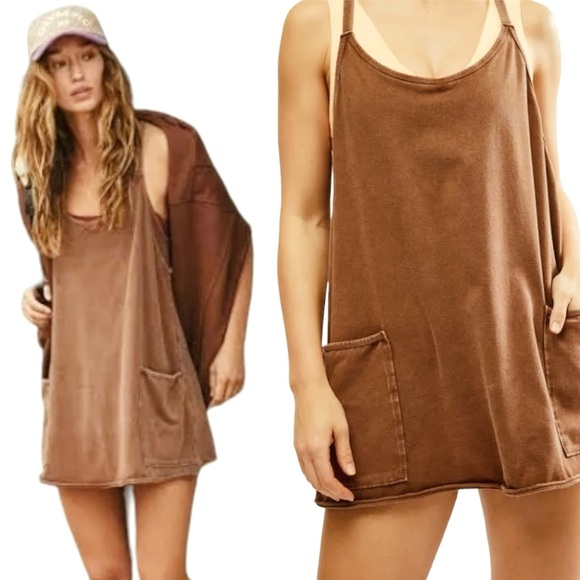 Free People Movement Hot Shot Mini Dress in Willow - Picture 6 of 11